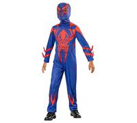 Rubies 1000732M000 Déguisement Spiderman 2099 pour enfant garçon Bleu/rouge Taille M 9-10 ans Halloween Halloween