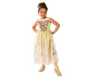 Rubie's 3011133-4 Costume officiel Disney Ultimate Princess Tiana pour fille Multicolore Taille S