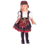 Rubies 31172 D guisement de petite pirate mignonne pour enfant, taille S 4-6