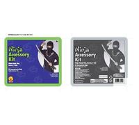 Rubies 38299NS Set Ninja Hood & Kit de jouets en plastique pour homme Multicolore Taille unique - version anglaise