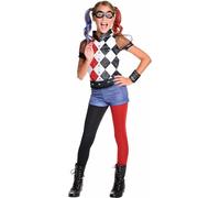 Rubie's 620712 Costume Harley Quinn Deluxe pour enfants, DC Super Hero filles, M (5-7 ans)