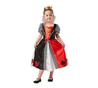 Rubie's 641008 Costume officiel de la Reine de Cœur pour enfant Multicolore 9-10 ans Hauteur 140 cm