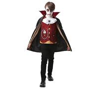 Rubie's 6414345-6000 Costume officiel de vampire Dracula pour garçon, multicolore, M