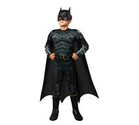 Rubies 702987L Déguisement Batman Deluxe pour enfant Noir Taille L