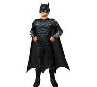 RUBIE'S The Batman (2022) Deluxe Batman Boy's Fancy Dress Costume