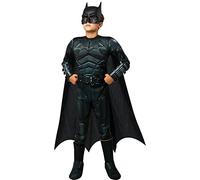 RUBIE'S The Batman (2022) Deluxe Batman Boy's Fancy Dress Costume