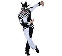Rubies 810994STD Costume Officiel de Cirque d'halloween Dark Jester pour Homme, Taille Standard