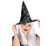 RUBIE'S Accessoire pour Déguisement Adulte Carnaval Officiel - Chapeau Sorcière Phosphorescent - Taille Unique - Pour Costume Carnaval, Pour Déguisement de
