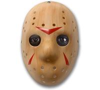 RUBIE'S Accessoire pour Déguisement Adulte HORROR Officiel - Masque Jason Voorhees en PVC - Taille Unique - Pour Costume Halloween, Déguisement Adulte