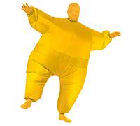 Inflatable Body Costume Adult: Yellow One Size Fits Most