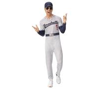 Rubie's AF150 Costume de superstar de baseball pour homme, multicolore, taille XL, Halloween