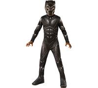RUBIE'S Avengers Officiel - Déguisement Enfant Classique Black Panther - Taille 3-4 Ans - Costume Super Héros Marvel avec Combinaison Intégrale, Couvre-Bottes et Masque - Pour, Carnaval