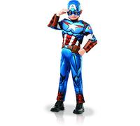 Rubies - AVENGERS officiel -Déguisement Luxe Captain America 5-6 ans