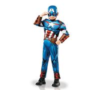 Rubies - AVENGERS officiel -Déguisement Luxe Captain America 7-8 ans