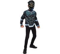 Rubies - AVENGERS officiel - Déguisement pour Enfant Super Héros Marvel au Choix : Hulk, Black Panter, SpiderMan - un Top Classique Imprimé + son Masque en Plastique - Taille Unique 5-8 ans