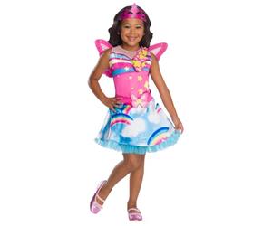 RUBIE'S Barbie Officiel - Déguisement Barbie fée Dreamtopia (Enfant) - Taille 3-4 ans