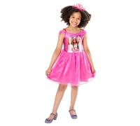 Rubies - Barbie Officiel - Déguisement Classique Barbie Princesse pour Enfants - Taille 2 à 8 ans au Choix -Robe Tutu Rose avec Top Imprimé Barbie - Costume pour Halloween, Carnaval, Noël