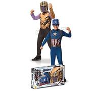 RUBIE'S Bipack Thanos + Captain America - 7-8 Ans