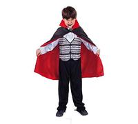 Rubies- Capa de Drácula forro Rojo Costumes, Niños, S5202