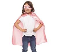 RUBIE'S Cape et masque super héros rose pour enfant - 5-8 ans Carnaval