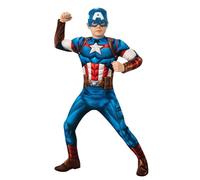 Rubies Captain America 301730M Déguisement d'Halloween pour enfant Multicolore 9-10 ans