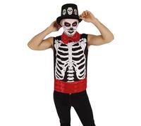 RUBIE'S Chapeau Haut de forme lumineux Dia de los Muertos Halloween