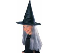 Rubies Childs Witch Hat With Grey Hair
