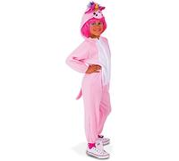 RUBIE'S Combinaison Pyjama Licorne Rose-Taille Unique ans-S8428, S8428, Multicolore, M (5-7 años) Carnaval