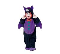 Rubies Costume Baby Bat pour bébé, taille 1 à 2 ans, Jumpsuit et bonnet Officiel Halloween, carnaval et Noël