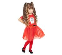 Rubies Costume bébé ketchup pour enfants et filles T-shirt et jupe tutu et collant, robe pour enfants pour carnaval, fêtes et cosplay