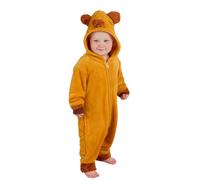 RUBIES COSTUME CAPIBARA INFANTILE pour enfants de 12 à 18 mois, barboteuse à capuche pour carnaval, Noël, fêtes et Cosplay