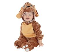 RUBIES COSTUME CHIEN INFANTILE pour enfants de 12 à 18 mois, barboteuse, chapeau, queue pour carnaval, Noël, fêtes et Cosplay