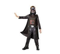 Rubies Darth Vader Kostüm für Kinder, Jumpsuit mit Umhang und Maske, offizielles