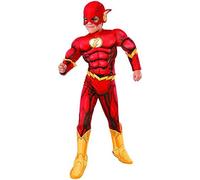 Rubies Costume Dc Superheroes Flash Deluxe Child Costume, Small