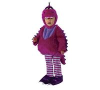 Rubies Costume de dragon violet pour garçon et fille, taille bébé 1 à 2 ans, combinaison dragon pourpre, bonnet et pantalon avec pieds, original halloween, noël, carnaval et anniversaire.