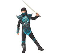 Rubies Costume de ninja dragon bleu pour garçon, taille M
