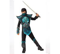 RUBIE'S Costume de ninja dragon bleu pour garçon, taille S