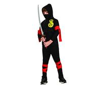Rubies - Costume de Ninja pour enfant, couleur noir (12109) M