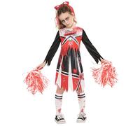 RUBIE'S Costume de pom-pom girl zombie pour enfant Taille 5-6 ans Carnaval