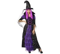 Rubies Costume de sorcière maléfique pour femme, robe et chapeau, officiel Halloween, carnaval, fête et Cospplay