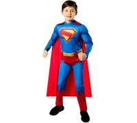 Rubies Costume de super-héros DC Deluxe Superman pour enfant Taille 7-8 ans