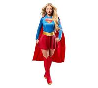 Rubies Costume de Supergirl Deluxe pour femme, rouge/bleu, taille S