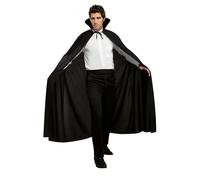 Rubies Costume Déguisement - Longue cape noir - Taille Unique