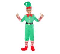 Déguisement Lutin de Noël pour enfant 5-6 ans
