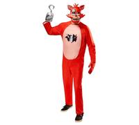 Rubie's Costume Five Nights at Freddy's Foxy pour Adulte, Combinaison, Gants et Demi-Masque, Taille M