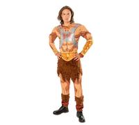 Rubies Costume He-Man Deluxe pour adulte, Jumpsuit avec poitrine musclée, imprimé numériquement, Masters of the Universe pour carnaval, Halloween, Noël et anniversaire