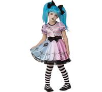 Rubies - Costume "Little Miss Skelly" - Fille BN4391 (L) (Coloré)