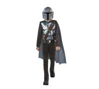 Rubies Costume Mandalorian OPP bon marché en boîte pour garçons et filles, Jumpsuit, cape et masque, Officiel Star Wars pour Carnaval, Noël, Anniversaire, Fêtes et Halloween.