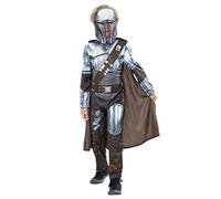 Rubies Costume Mandalorian pour enfants, Green Collection, Costume durable, Jumpsuit imprimé, cape et masque, Officiel Marvel pour carnaval, Halloween, Noël et anniversaire
