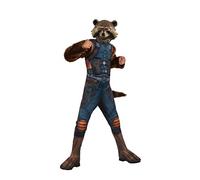 Rubie's Costume officiel Avengers Endgame Rocket Raccoon Deluxe, enfant, Taille M, 5-7 ans, Hauteur 132 cm - Version Anglaise